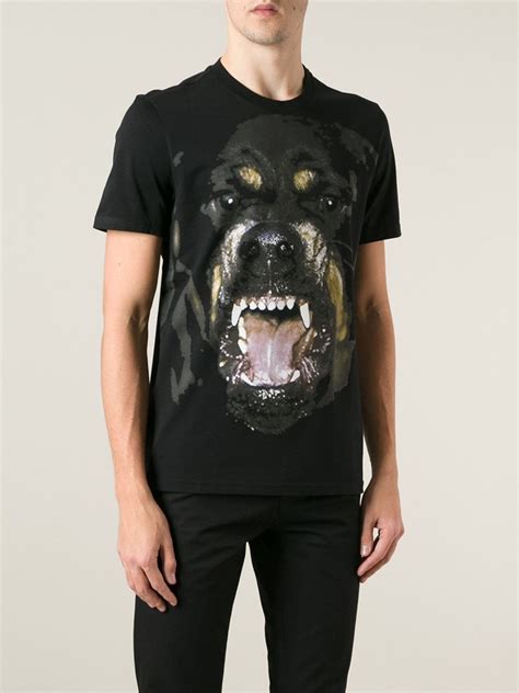 givenchy shirt heren dog|givenchy rottweiler shirt price.